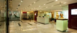 văn phòng dịch vụ tòa nhà charmvit